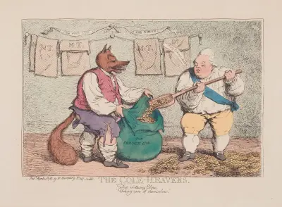 The cole-heavers av James Gillray