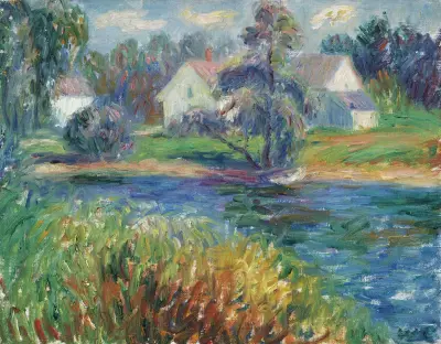 Conway Pond av William James Glackens