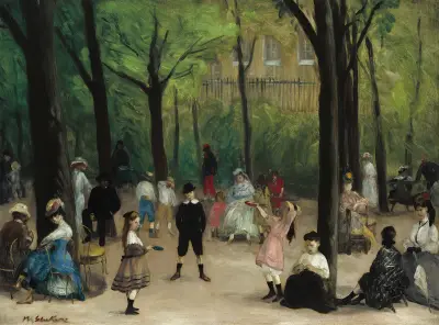 Luxembourg Gardens von William James Glackens