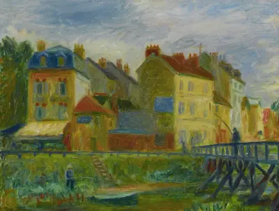 Samois-sur-Seine av William James Glackens