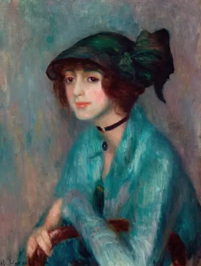 Brunetten av William James Glackens