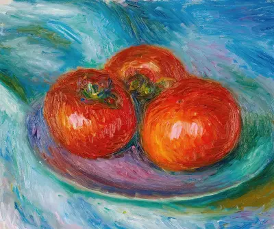 Tre tomater av William James Glackens