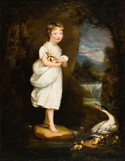 Porträtt av Charlotte Leycester av James Northcote