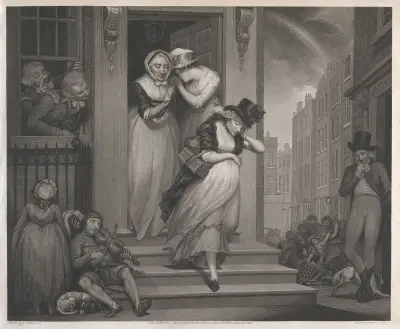 The Wanton turn’d out of Doors for Misconduct av James Northcote