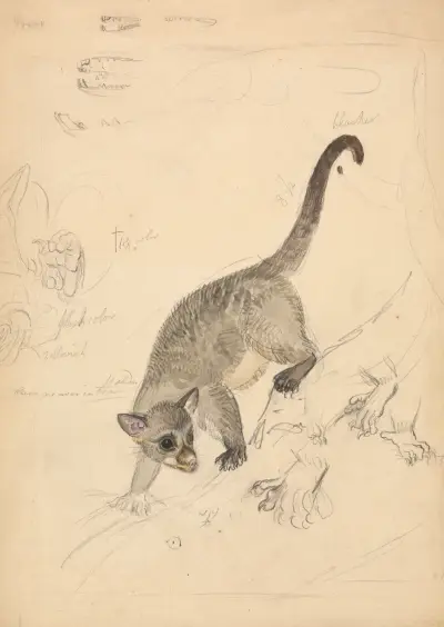 Kinkajou von James Sowerby
