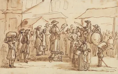 A Scene at Windsor av Sir James Thornhill