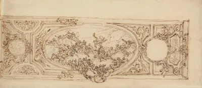 Design for a Ceiling. – nr 2 av Sir James Thornhill