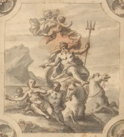 Neptune av Sir James Thornhill
