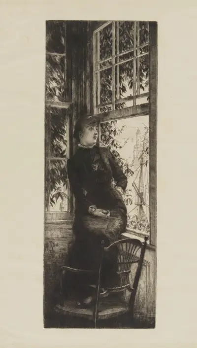 Vid havet av James Tissot