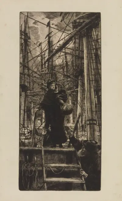 Emigranter av James Tissot