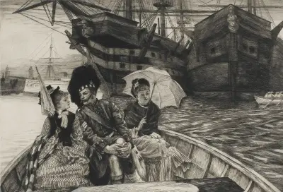 Mellan mina två hjärtan av James Tissot
