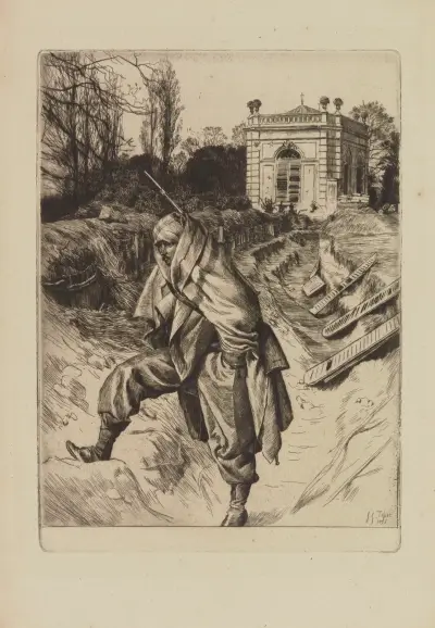 Grand’garde (Souvenir du siège de Paris) av James Tissot