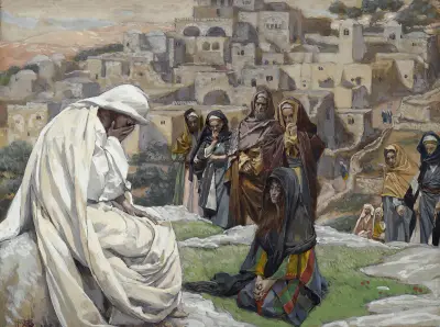 Jesus grät (Jesus Wept) av James Tissot