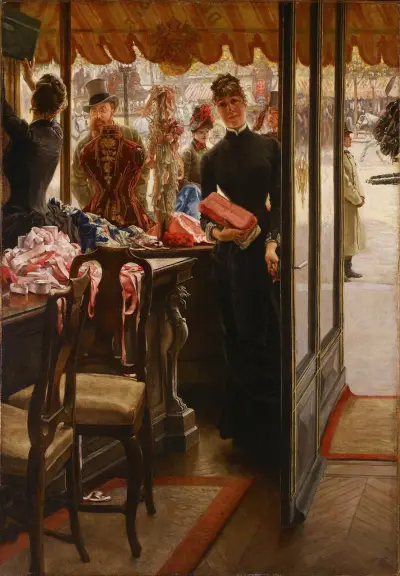 La demoiselle de magasin av James Tissot