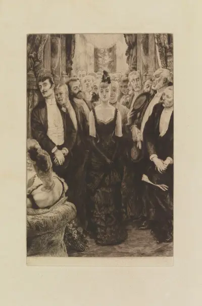 Den vackraste kvinnan i Paris av James Tissot