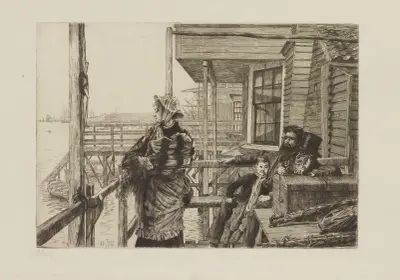 Die Herberge der drei Raben von James Tissot