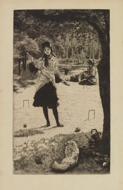Krocket av James Tissot