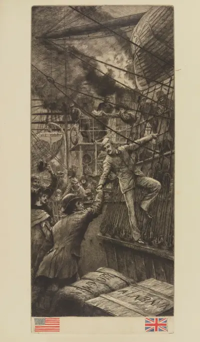 De två vännerna av James Tissot