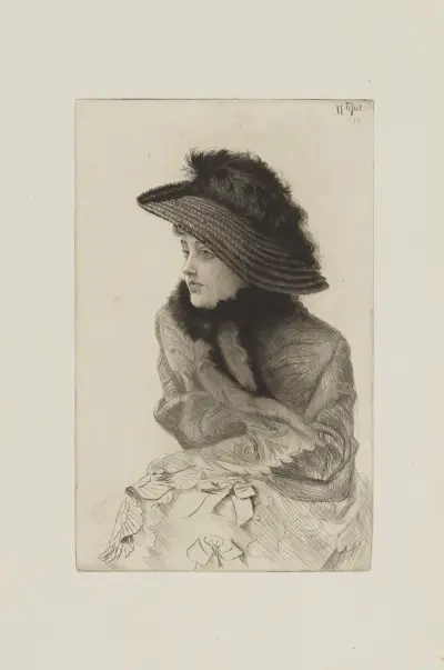 Porträtt av M. N. av James Tissot