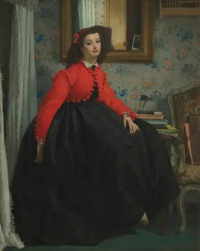 Portrait of Miss L. L. von James Tissot