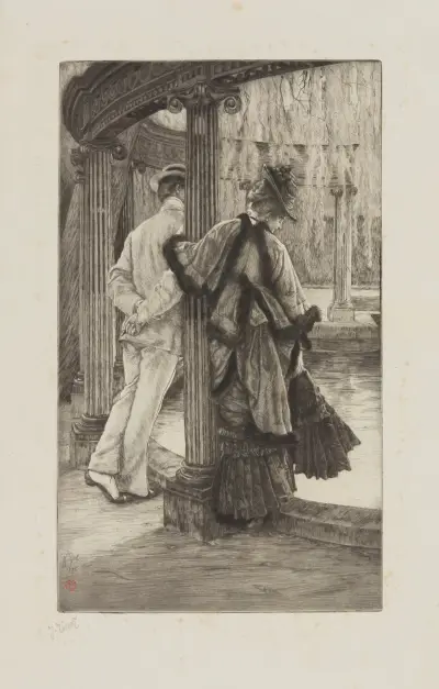 Älskandes gräl av James Tissot