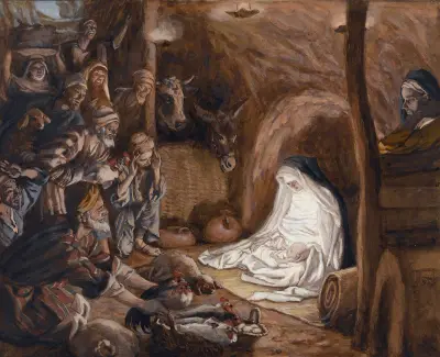 Herdarnas tillbedjan av James Tissot