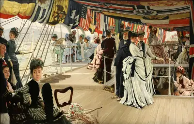 The Ball on Shipboard von James Tissot