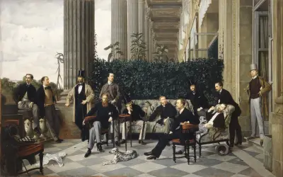 Cirkeln på Rue Royale av James Tissot
