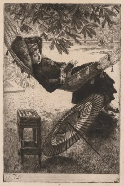 Hängmattan av James Tissot