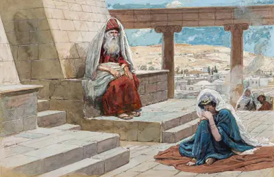 Översteprästen och Hanna av James Tissot