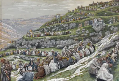Brödens och fiskarnas under av James Tissot