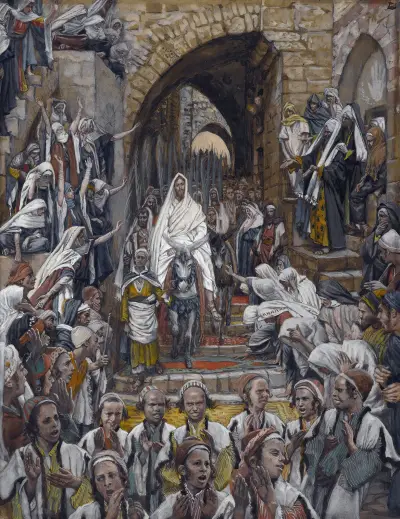 Processionen på Jerusalems gator av James Tissot