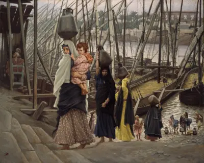 The Sojourn in Egypt von James Tissot