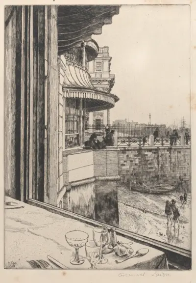 Trafalgar Tavern, Greenwich av James Tissot