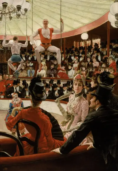 Women Of Paris- The Circus Lover av James Tissot