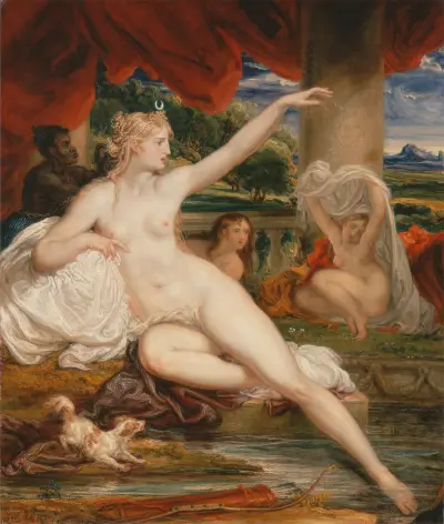 Diana vid badet av James Ward