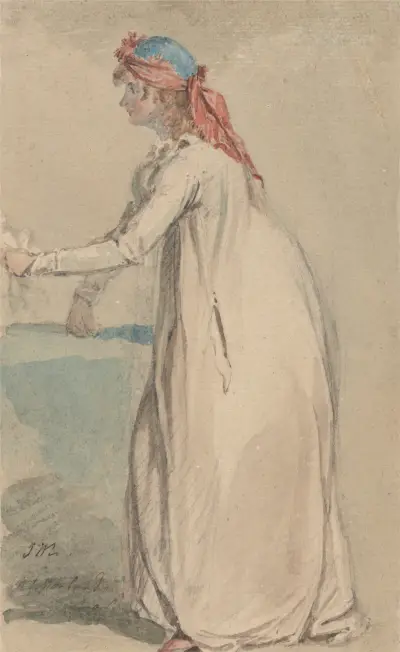 Mrs. Morlands porträtt av James Ward