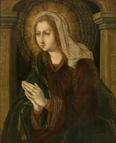 Afflicta Virgo av Jan Gossaert