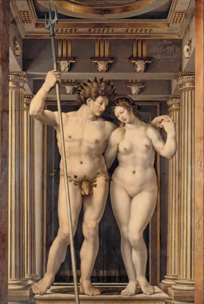 Neptune and Amphitrite av Jan Gossaert