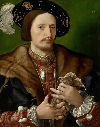 Portrait Of A Gentleman av Jan Gossaert