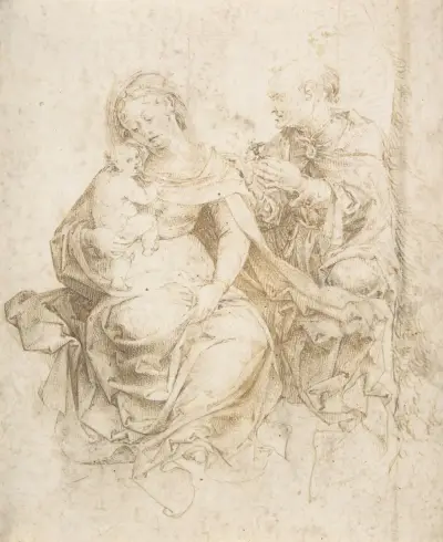 The Holy Family, 1510 av Jan Gossaert