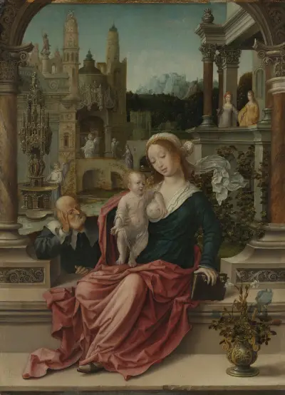 Die heilige Familie, 1507 von Jan Gossaert