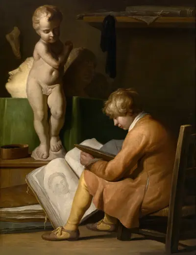 A Young Artist av Jan Lievens