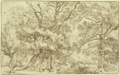 Forest landscape av Jan Lievens