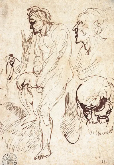 Studies after the Model av Jan Lievens