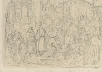 Sjuiska prinsarna inför Sigismund III av Jan Matejko