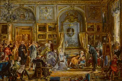 Constitution of the 3 May. Four-Year Seym. Commission of Education. Partition 1795 AD, from the series “History of Civilization in Poland” av Jan Matejko