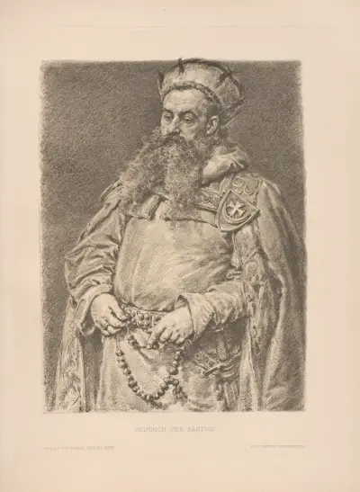 Henrik den skäggige av Jan Matejko