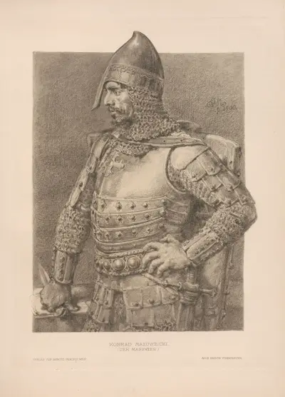 Konrad Mazowiecki av Jan Matejko