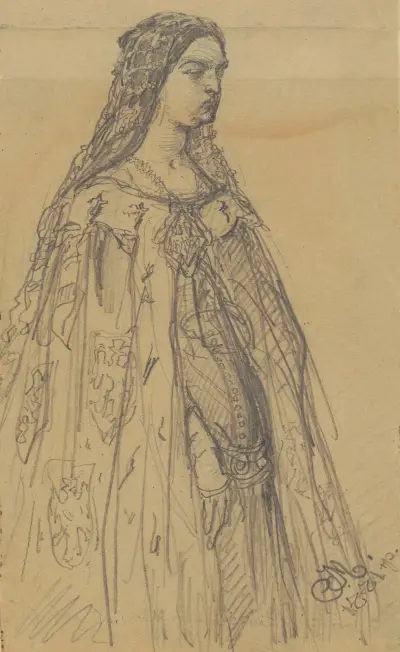 Drottning Jadwiga av Jan Matejko